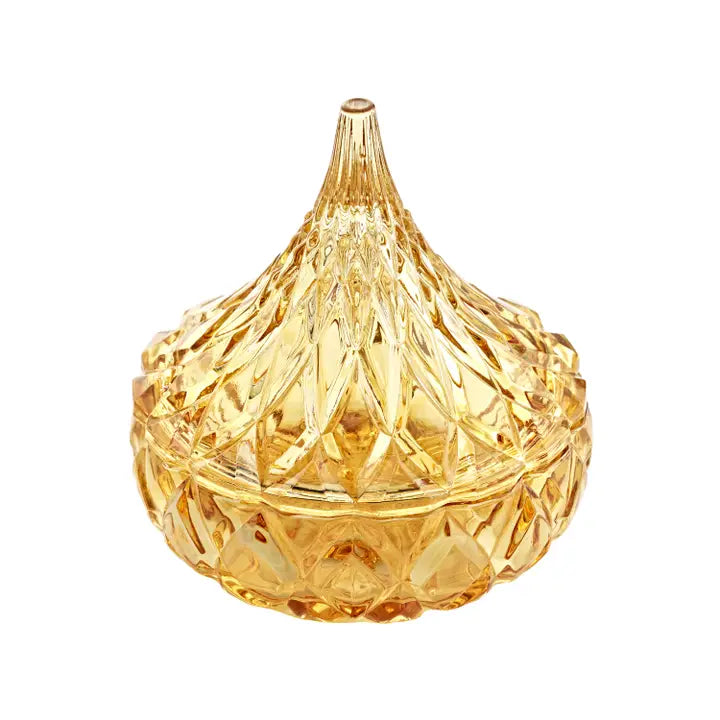 Golden Crystal Hershey's Kiss Candy Dish