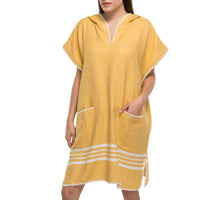 Turkish Beach Cover Up Poncho w/ Hood