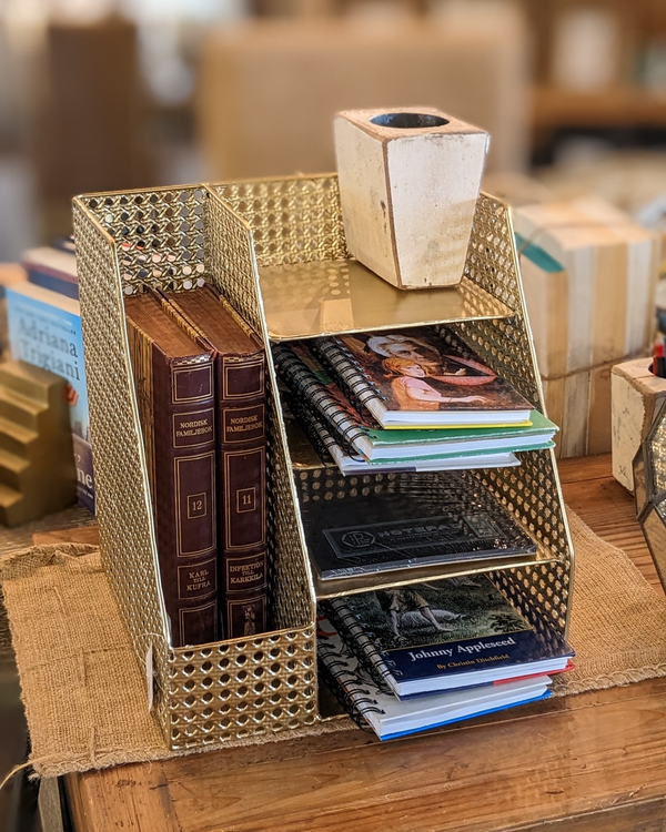 Gold Desk Organizer