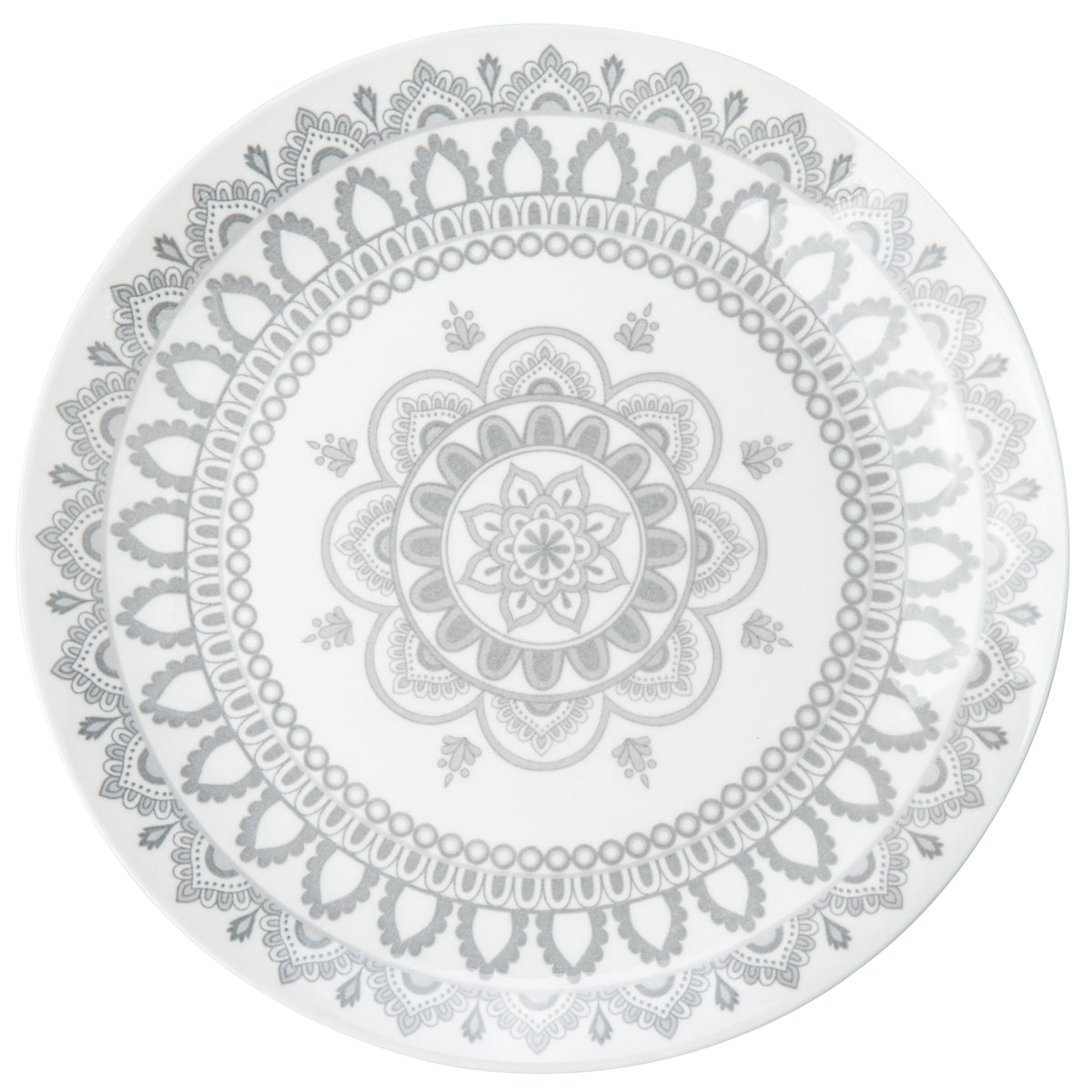 Cordon Bleu Arabesque Salad Plate S/4 - Stone