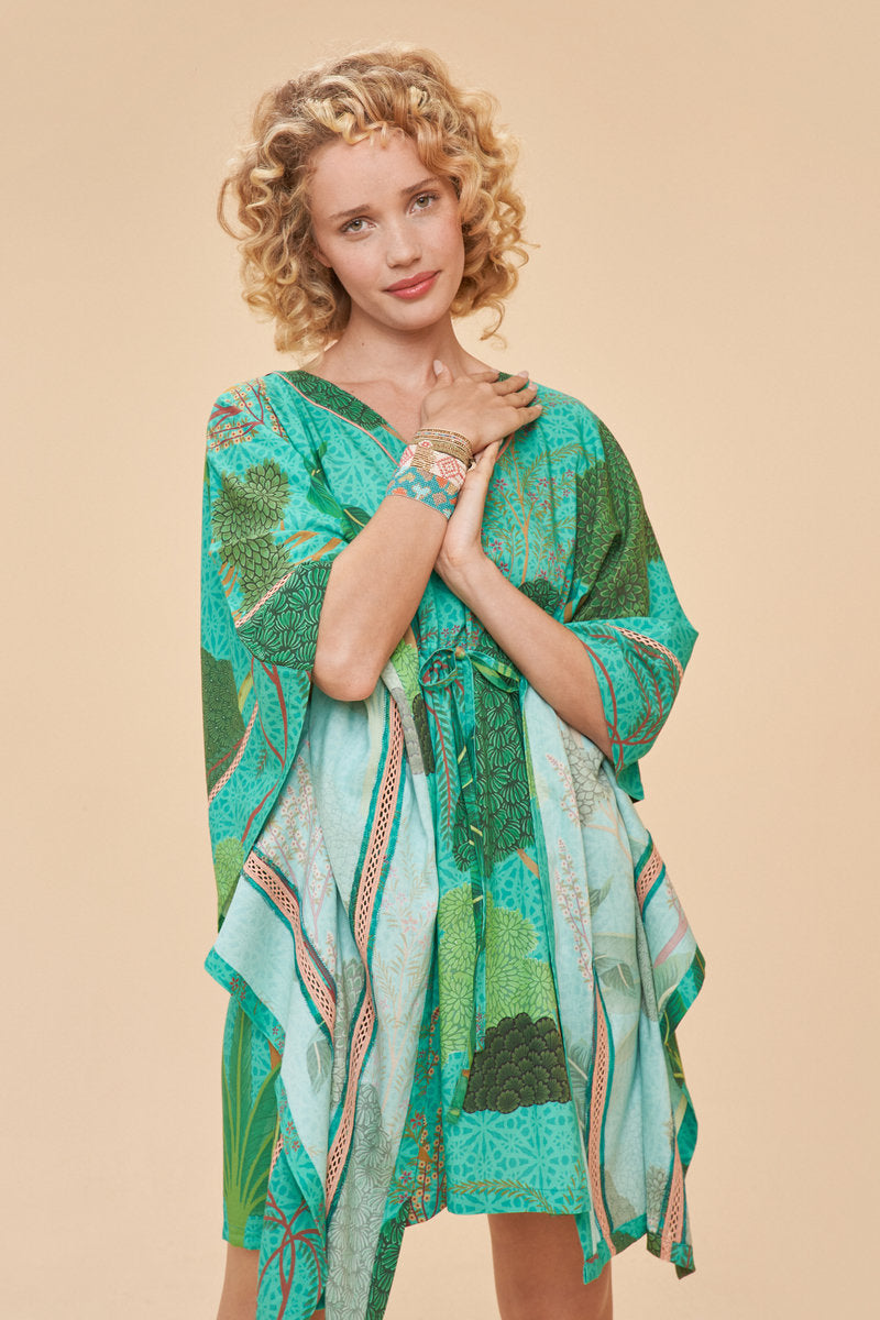 Powder Design Secret Paradise Beach Cover Up- Aqua