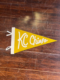 Handmade Wool KC Chiefs Pennant