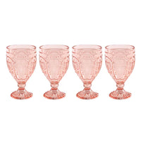 Fitz & Floyd Trestle Blush Goblet Drinking Glass