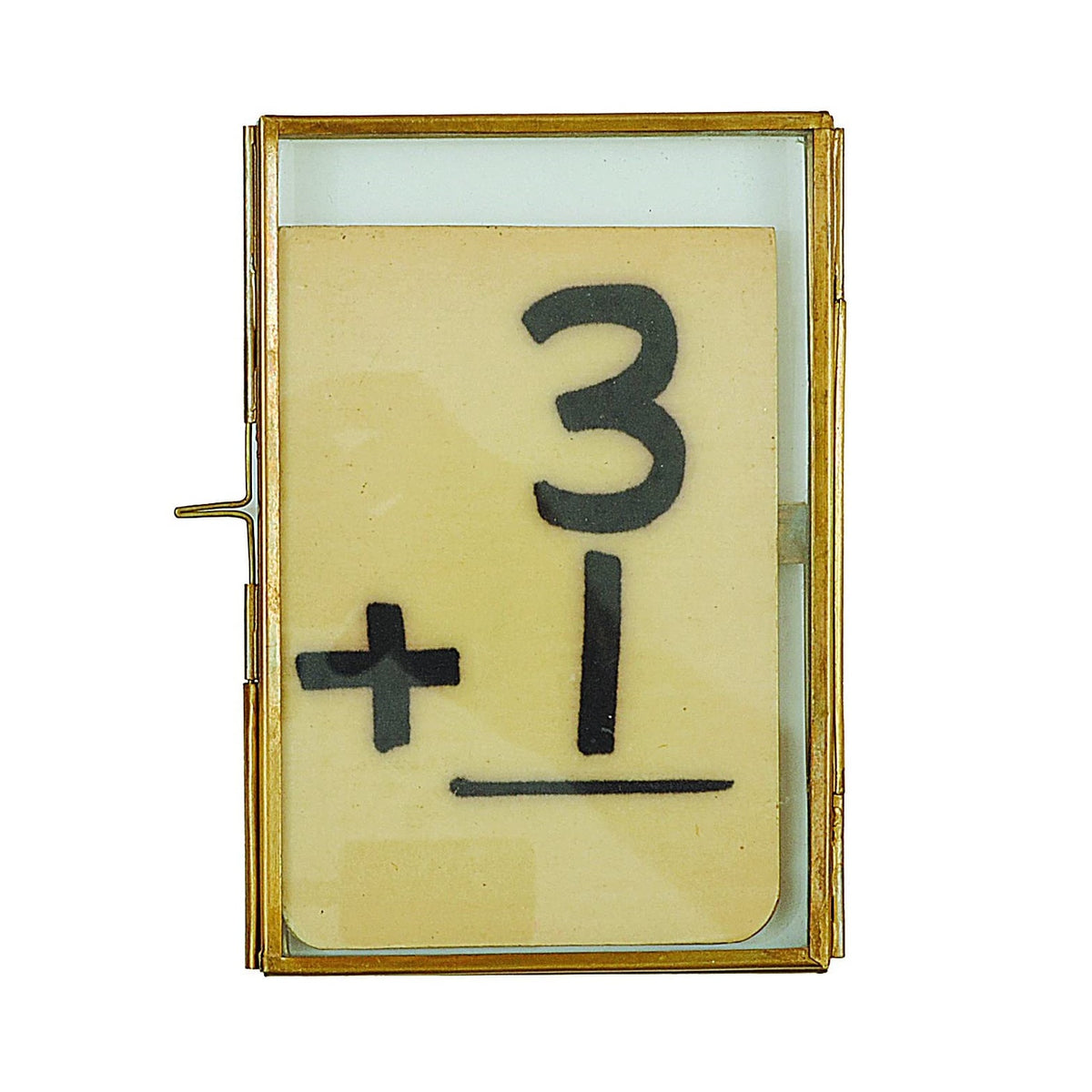 Brass & Glass Photo Frame