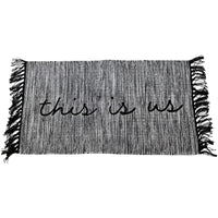 Hand-woven This Is Us Rug