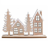 Laser Cut Houses with Trees