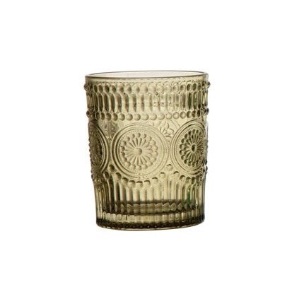 Embossed Drinking Glass