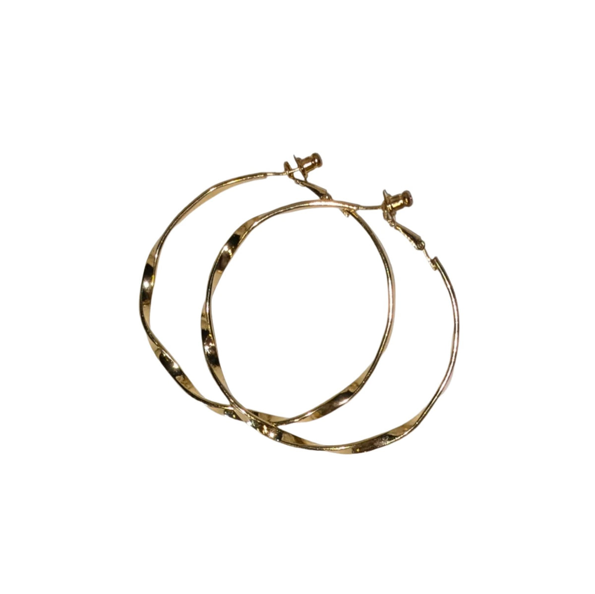 Go Home Gold Twist Hoops