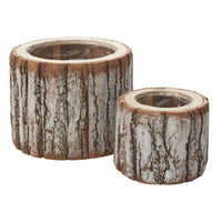 Real Wood Pinefrost Pot