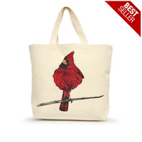 Eric & Christopher Cardinal Canvas Tote Bag