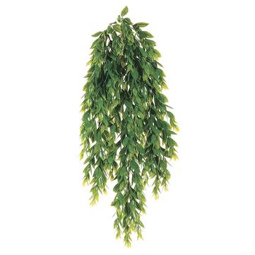 Faux Flaming Grass Hanging Bush Spray