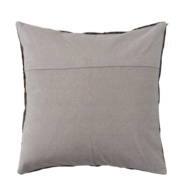 Cotton Embroidered Throw Pillow