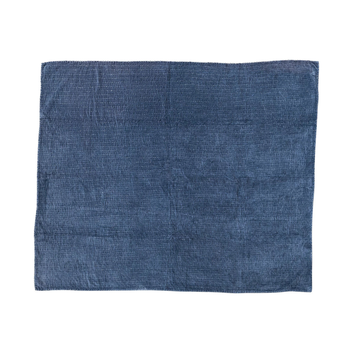 Kantha Stitch Cotton Velvet Throw Blanket