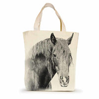 Eric & Christopher Horse Face Canvas Tote Bag