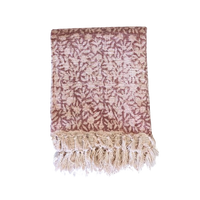 Celeste Garden Cotton Knit Throw