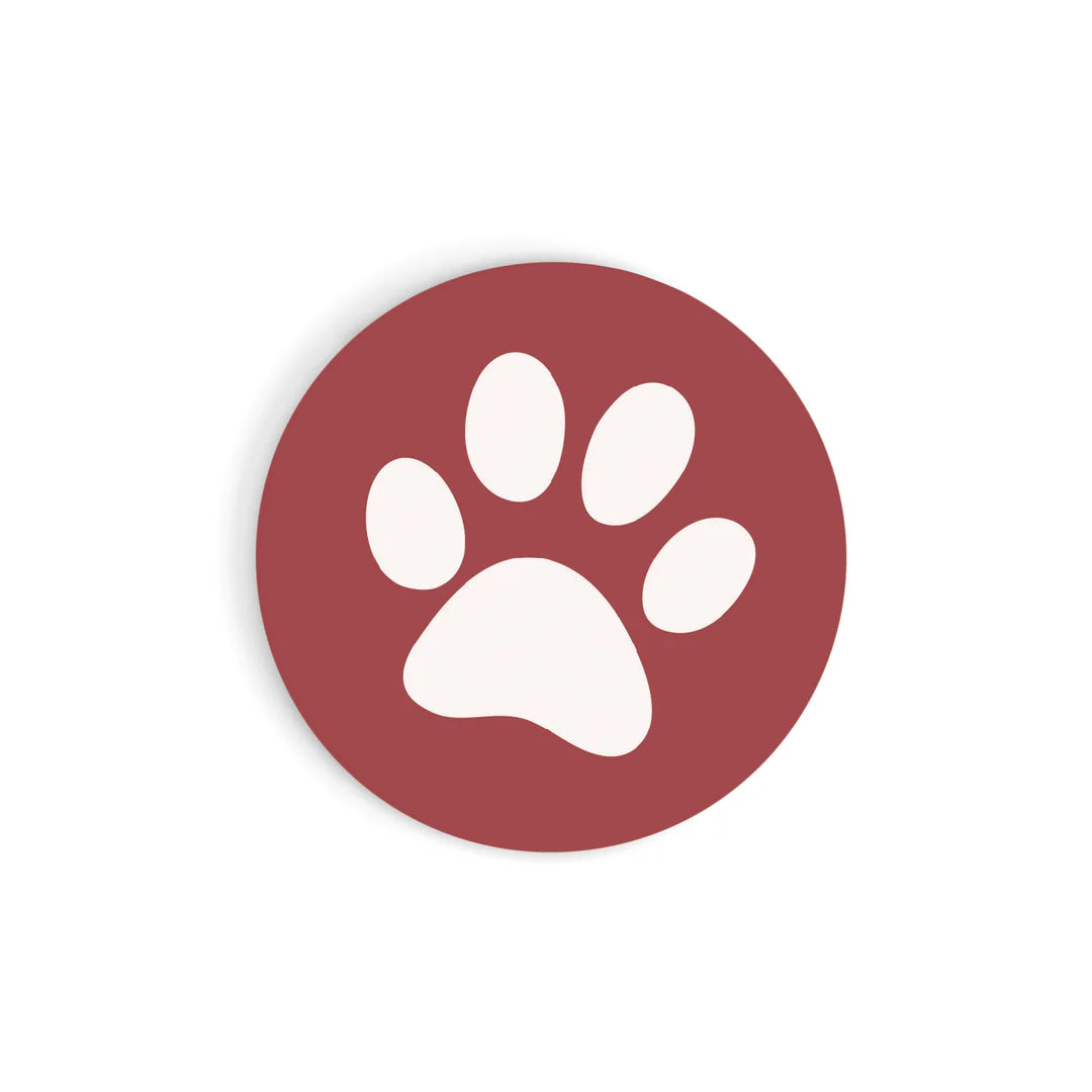 Paw Print Car Coaster - Customizable