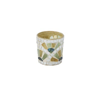 Glass Tiled Mosaic Clamshell Votive