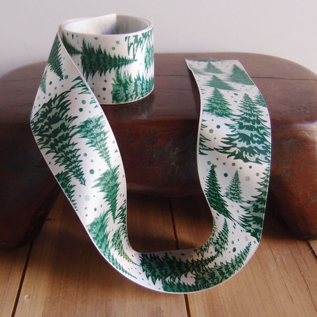 Pine Tree Holiday Ribbon