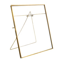 Monroe Easel Frame - Vertical Brass