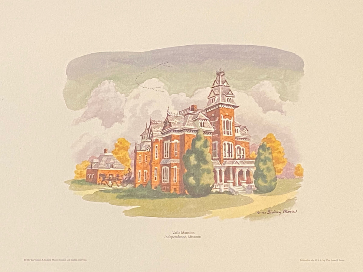 Sidney Moore Vail Mansion Print