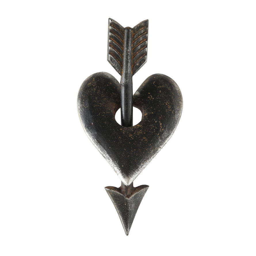 Cast Iron Heart & Arrow