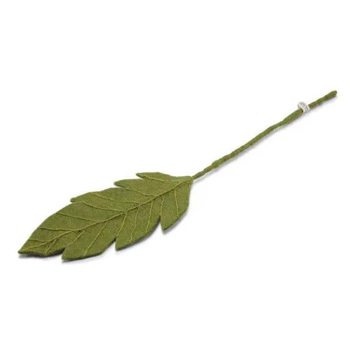 Hand Felted Leaf Branch