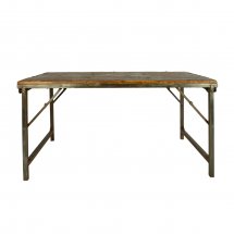 Reclaimed Wood Adjustable Festival Table