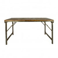 Reclaimed Wood Adjustable Festival Table