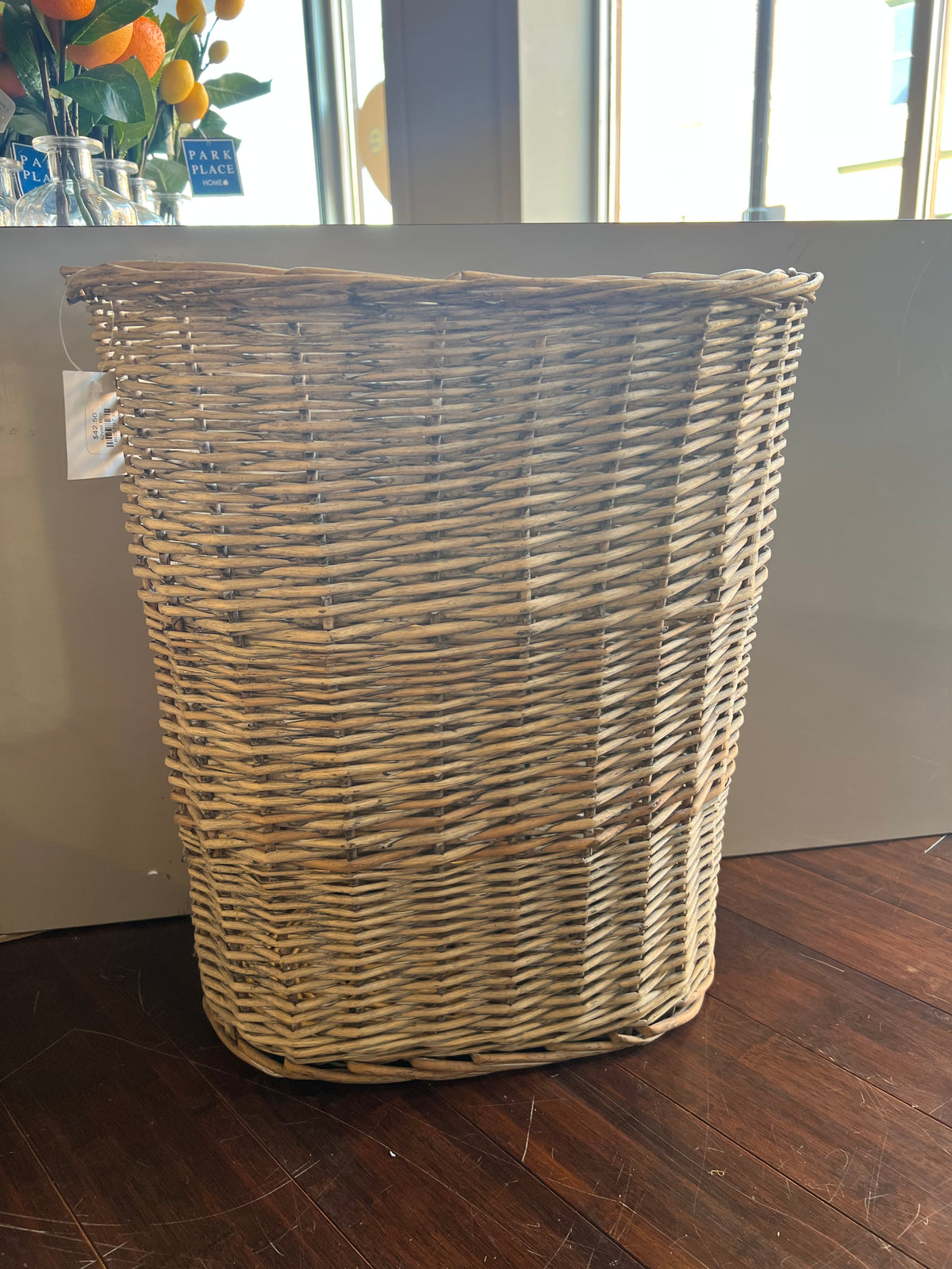 Oval Wicker Basket