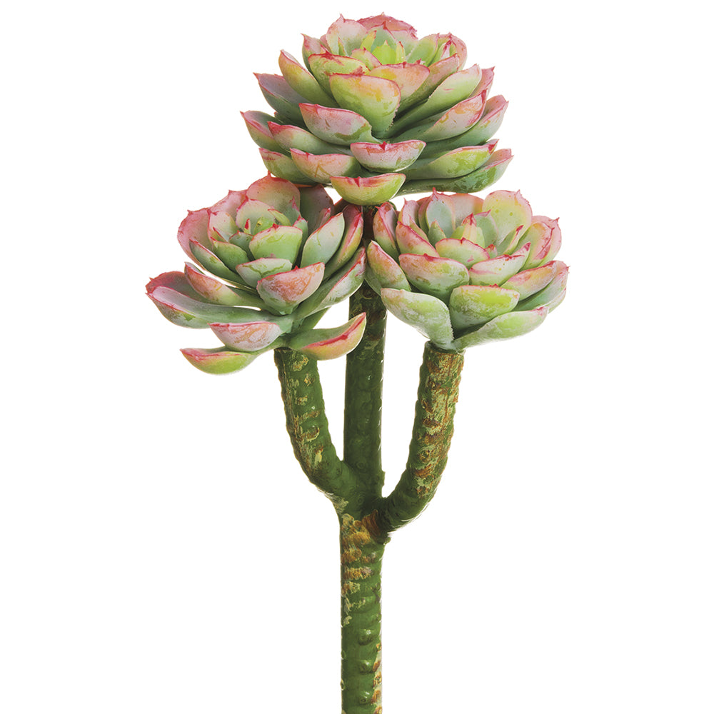 Hen & Chick Faux Succulent Pick