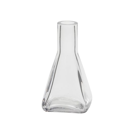 Geometric Glass Chicory Budvase