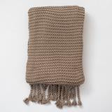 Luxurious Organic Knit Throw Blanket