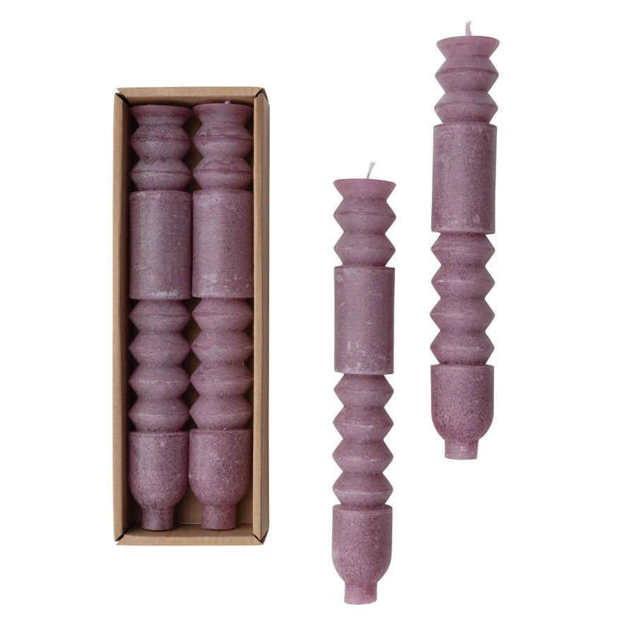 Unscented Totem Taper Candles